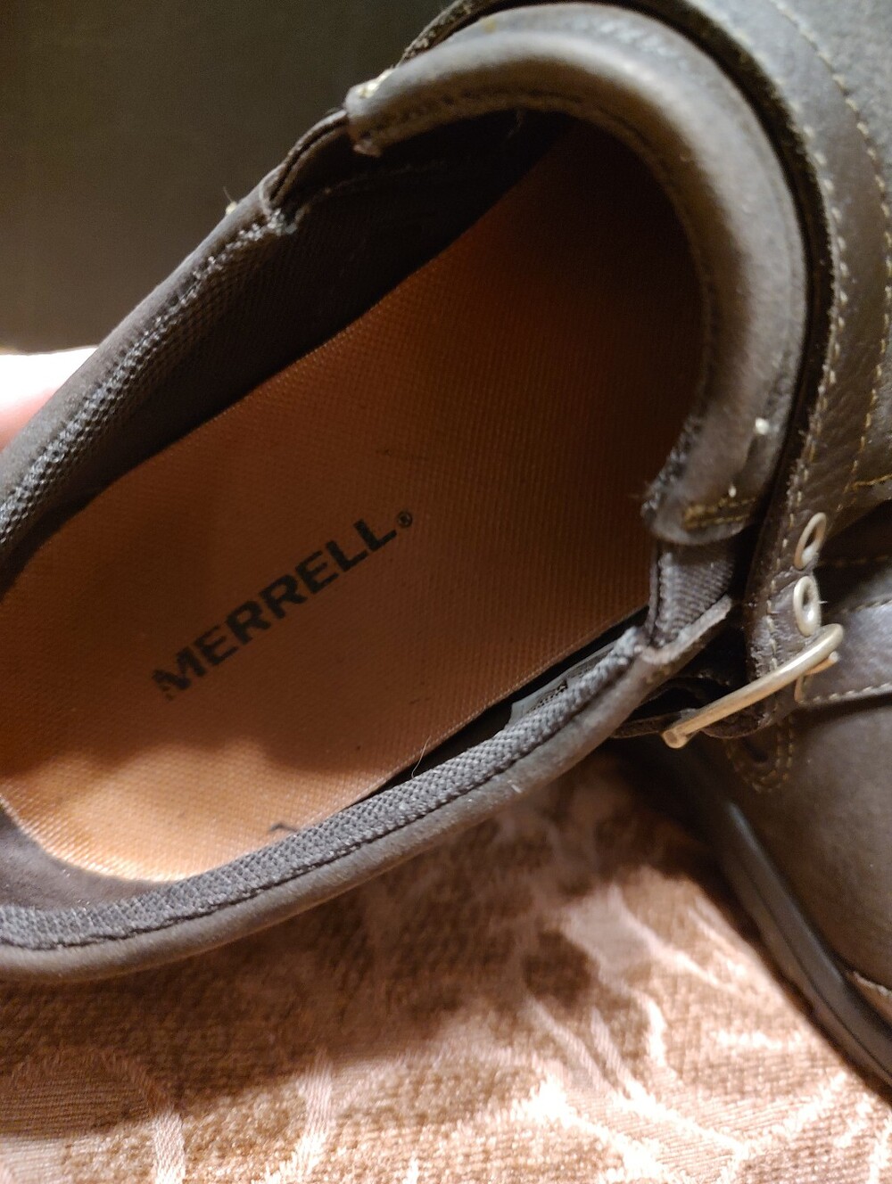 🍂🤎🍂 Fabulous Dassie Chocolate Brown Genuine Leather Buckle Loafers - 7.5M - Picture 11 of 15
